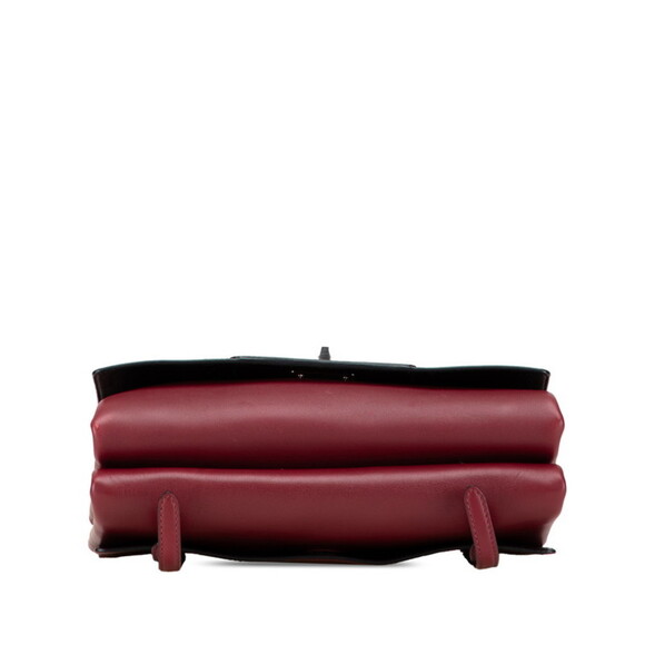 PRADA Red Leather Shoulder Bag - Picture 3 of 9